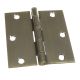 Hinge Door Square Pewter 3in