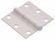 Hinge Door Square White 3-1/2in
