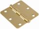 Hinge Door Brass Plated 3in