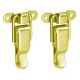 Drawer Catch Brass Plated