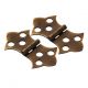 Hinge Ornamental Antique Brass 1-11/16in