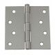 Hinge Door Square Satin Nickel 4in