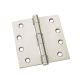 Hinge Fixed Pin Zinc 4in