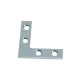 Corner Brace Flat Zinc Plated 1-1/2in x 3/8in