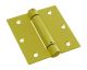 Hinge Spring Square Corner Adjustable Satin Brass 4in