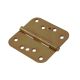 Security Stud Door Hinge Zinc 4in