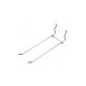 Peg Hook Double Zinc 3in